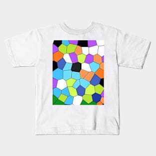 Rainbow blok Kids T-Shirt